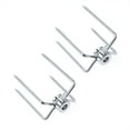 thumbnail image 2 of Shisuyan Paire de Fourchettes à Viande pour Rôtissoire en Acier Inoxydable Kit Outil de Rôtissage pour Barbecue Remplacement de Gril, 2 of 8