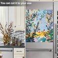 thumbnail image 3 of Yayeee Magnetic Dishwasher Cover for The Front Decoration Home Kitchen Machine Sticker Protector, Colorful Leaves, 3 of 6