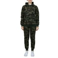 thumbnail image 2 of Womens Loose Fit Fleece-Lined Pullover Hoodie & Jogger 2-Piece Set (S-2XL), 2 of 10