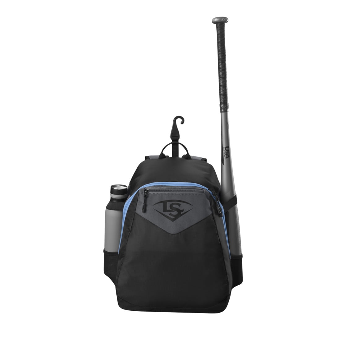 Louisville Slugger Genuine V2 Baseball/Softball Bat Bag - Holds up to 2 Bats, Black