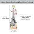 thumbnail image 5 of HELLHERO Eiffel Cherry Blossom Pattern Ironing Board Covets Hook and Loop Fastener Non-Slip Polyester for Friends(No Padding), 5 of 5