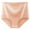 Orange, variant on Joau Women's High Waisted Cotton Underwear Full Coverage Briefs Soft Strech Ladies Breathable Panties, Regular and Plus Size