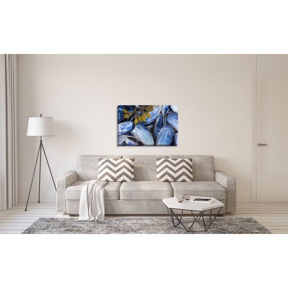 Gango Home Decor Mussels II by Kathy Mahan (Ready to Hang); One 36x24in Hand-Stretched Canvas
