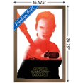 thumbnail image 3 of Star Wars: The Force Awakens - Rey Badge Wall Poster, 14.725" x 22.375", Framed, 3 of 3