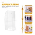 thumbnail image 4 of MasteelfCA 2pcs Remote Holder Wall Mount Controller Holder Acrylic Storage Organizer Box, 4 of 7