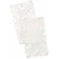 thumbnail image 3 of SARO 114.I1672B 16 x 72 in. Rectangular Elegant Style Motif Embroidered Cutwork Design Table Runner - Ivory, 3 of 4