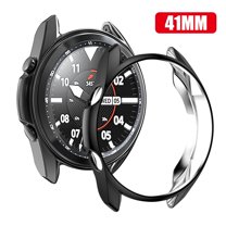 Watch Case Fit for Samsung Galaxy Watch 3, EEEkit TPU Plated Protective Bumper Case Shell 41mm 45mm, Great Xmas Gifts