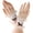 Dark Brown, variant on Comfortable Lace Wrist Cuffs With Adjustable Fit Fashion Lace Arm Accessories For Women's Prom Attires