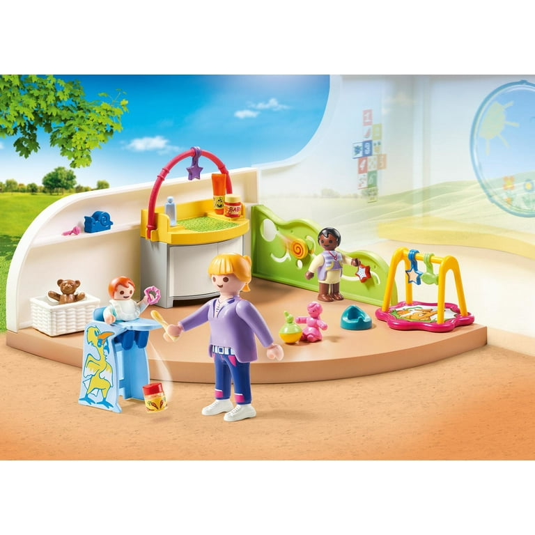 PLAYMOBIL Toddler Room Action Figure Set, 40 Pieces 