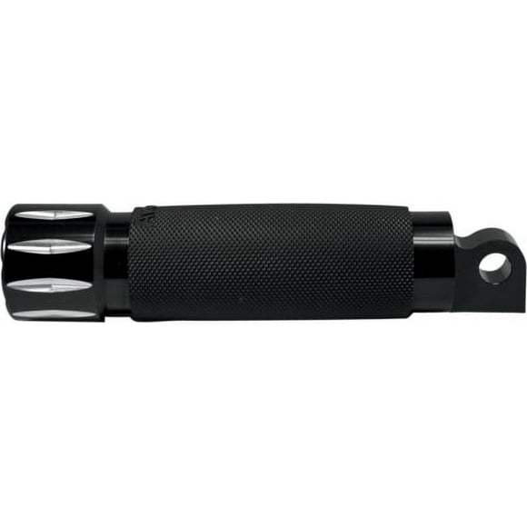 Avon Rival Custom Male-Mount Footpegs, Black Anodized