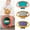 Green, variant on Magic Bowl Funny 360 Degree Rotate Spill-Proof Bowl with Lid Feeding Without Mess Toy for Toddler Baby Kids Children,Green