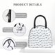 thumbnail image 4 of Balery Cute Shark Bolsa de Almuerzo para Mujeres, Caja de Almuerzo, Bolsa de Almuerzo Pequeña Impermeable, Tote de Almuerzo Reutilizable con Gran Capacidad, 4 of 6