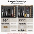 thumbnail image 3 of Hard Handgun Case for 5 Pistols Up to 6.6", Waterproof TSA Lockable Storage Box with Pre-Cut Foam, for Home, Travel & Shooting Range, 3 of 9