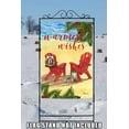 thumbnail image 4 of Toland Home Garden Tropical Christmas Wishes Beach Christmas Flag Double Sided 28x40 Inch, 4 of 5
