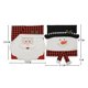 thumbnail image 5 of Fundas para sillas de comedor, con estampado de Papá Noel y muñeco de nieve, decoración navideña para interiores, artículos para fiestas, restaurantes, festivales, decoración de fiestas, 5 of 5