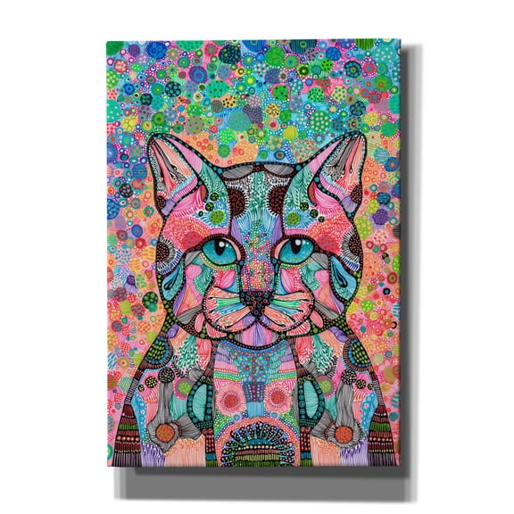 Epic Graffiti 'Happy Cat2 by Noemi Ibarz, Canvas Wall Art, 18"x26"