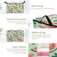 thumbnail image 3 of Foldable Clothes Storage Bags Clothes Organizer Bin with Clear Windows for Clothes Bedding Watermelon Slices, 3 of 6