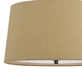 thumbnail image 4 of 3 Bulb Pendent with Round Burlap Shade and Metal Frame, Beige, 4 of 5