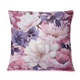 thumbnail image 2 of Designart "Purple Springtime Bloom III" Floral Printed Throw Pillow, 2 of 5