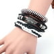 thumbnail image 4 of Pulseras para mujer, regalos para mujer, moda para mujer, pulseras multicapa de cuero, geniales, una pulsera, 4 of 4