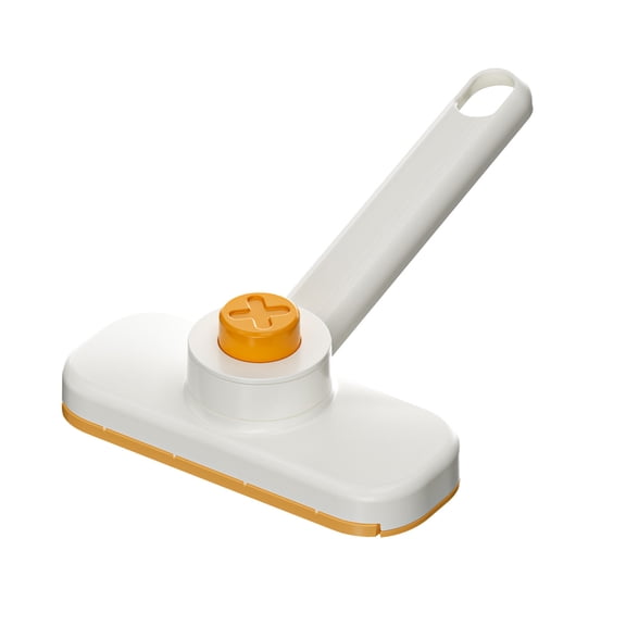 Disposable Magic Brush, Protecting Hands Cleaning Rag, Replaceable Rag Cleaning Brush with Handle, Kitchen Degreasing Specialized Cleaning Cloth(Yellow)
