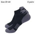 thumbnail image 2 of 6 pares de calcetines de algodón para hombre, de malla transpirable, aptos para las cuatro estaciones, ideales para fitness y correr., 2 of 6