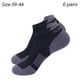 thumbnail image 2 of 6 pares de calcetines de algodón para hombre, de malla poco profunda, transpirables, que absorben el sudor, para fitness, para correr, para las cuatro estaciones, 2 of 6