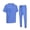 Ceil Blue, variant on M&M SCRUBS Men's Jogger Scrub Set – Luxe Stretch Medical Uniform, V-Neck Scrubs Top & Jogger Pants (Ceil Blue, Small)