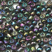 Cousin DIY Glass E-Beads, 100g Bulk Pack, 6/0, Clear AB, Unisex, perfect for Adults and Teenagers, 1000+ Pieces