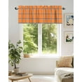 thumbnail image 6 of Valances for Windows Valance Rod Pocket Light Filtering Short Window Treatments Curtains for Kitchen Bathroom Living Room Bedroom, 1 Panel, 54 x 18 Inch, 6 of 7