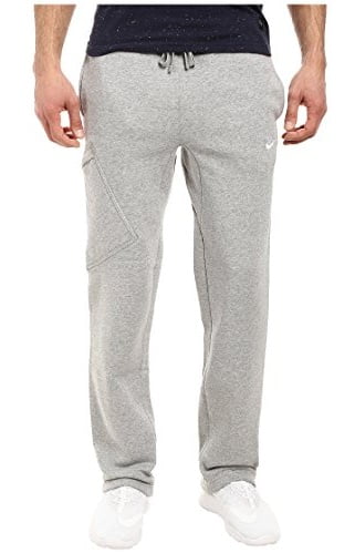Nike mens open hem fleece pocket sweatpants Clearance