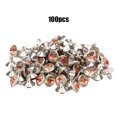 thumbnail image 4 of 100 Uds. Remache de diamante de tubo de diamantes de imitación de cristal para equipaje/zapatos/sombreros/accesorios de ropa9mm corazón rosa diamante blanco, 4 of 5