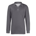 thumbnail image 6 of Hearthz Long Sleeve Polo Shirts for Men Knit Classic Casual Button Men's Polo Shirts Lightweight Collared Men Pullover Sweater, 6 of 8