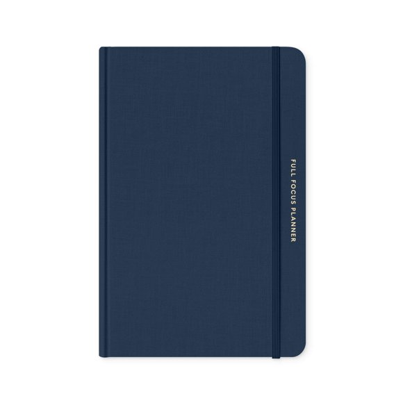 Planificador Full Focus Navy Linen de tapa dura por Michael Hyatt