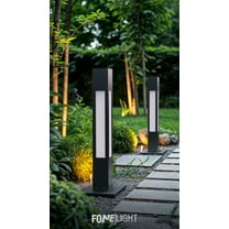 Garden Bollard Light Decorative Outdoor Landscape Lighting, Waterproof Garden Light Fixture, Outdoor Path Lighting 29.5 Inches
