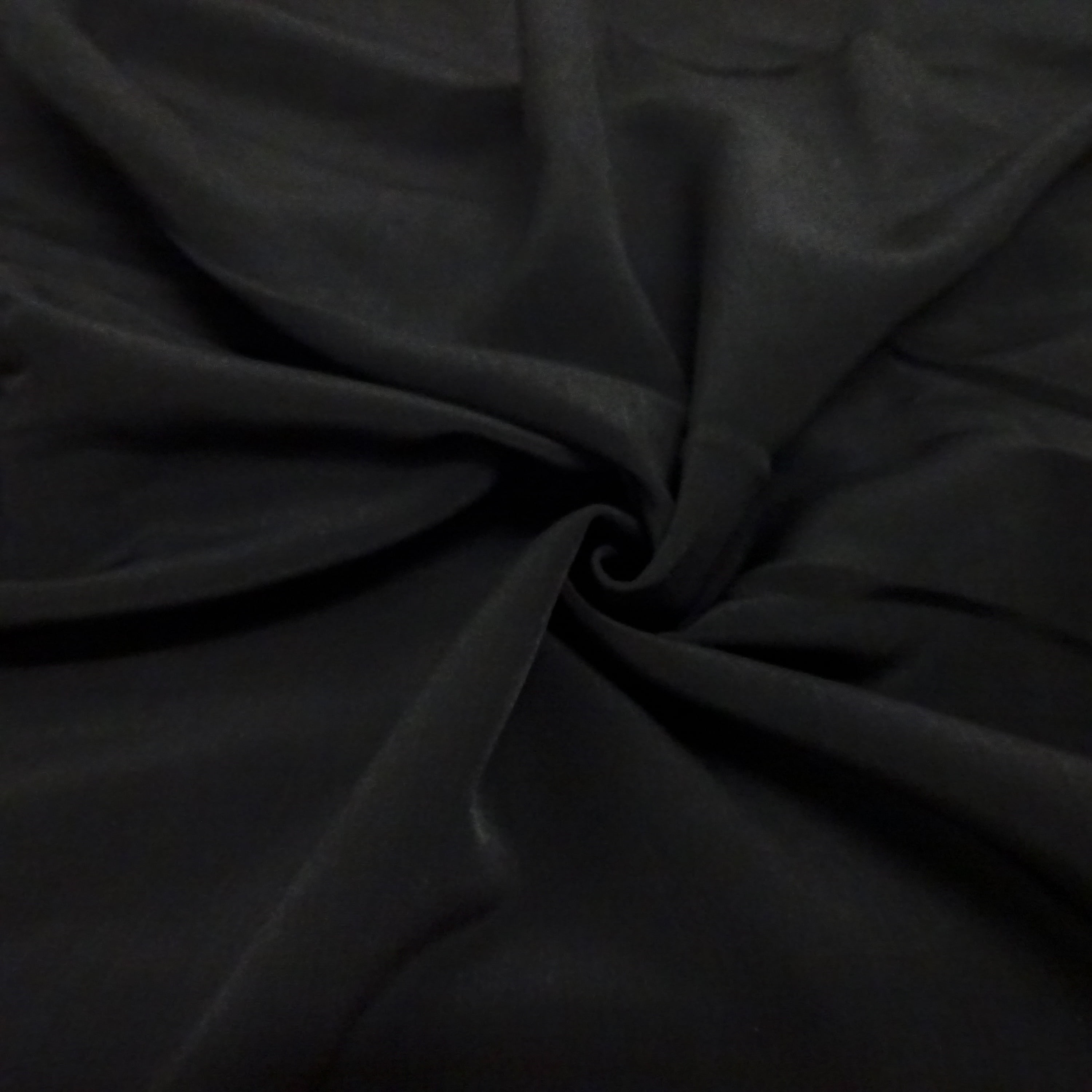 (2 pack) Shason Textile 57/59” Wide Peach Skin 2 Yards Roll Fabric, Black
