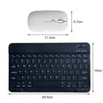 thumbnail image 5 of Manunclaims Ultra-thin Wireless Computer Keyboard & Mouse Type, with Power Supply Cable, Black, 5 of 8