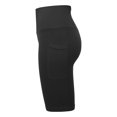 thumbnail image 3 of TriDri - Shorts de Ciclismo Diseño Acanalado para Mujer (Negro), 3 of 3