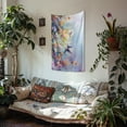 thumbnail image 3 of SEANATIVE Floral Hummingbird Tapestries for Bedroom Small Wall Hanging Tapestry Aesthetic Tapestry Small Tapestry for Office Mini Tapestry Home Decor 36H*24W Inches, 3 of 6
