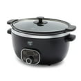 thumbnail image 1 of GreenLife Cook Duo Healthy Ceramic Nonstick 6QT Slow Cooker, PFAS-Free, Digital Timer, Dishwasher Safe Parts, Black, 1 of 15