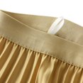 thumbnail image 3 of Vedolay Midi Skirt Skirt for Women Lace Up High Waist Ruffled A Line Pleated Long Skirt,Yellow One Size, 3 of 5