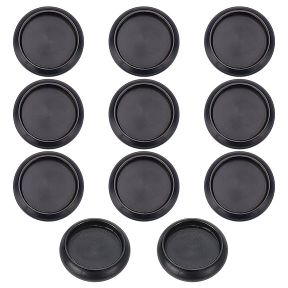 11Pcs Aluminium Alloy Book Binding Discs Flat Round Discbound Metal Expansion Discs for Discbound Notebook Artwork Black