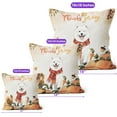 thumbnail image 4 of Happy Thanksgiving Samoyed with Turkey Pumpkins Autumn Vibes Pillow Cushion Double Sided Siberian Sammy Dog Lover Throw Pillow - 12018, 4 of 4