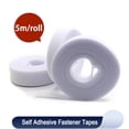 thumbnail image 1 of White Cable Ties Reusable Loop Bundle Self Adhesive White Nylon Strap Organizer Clip Wire Holder Management Fastening Tape width 25mm 10 rolls, 1 of 5