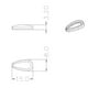 thumbnail image 2 of 5 pares de almohadillas para gafas (blancas), pinzas adhesivas antideslizantes para la nariz con bolsas de aire, gafas de 3,2 mm de grosor, gafas de sol, gafas de lectura, 2 of 5