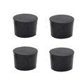 thumbnail image 4 of Matsuzay 4 tapas protectoras de caucho negro para pies de silla antideslizantes y convenientes para una amplia aplicación 40 Type2 NO2, 4 of 6