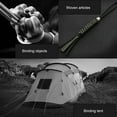 thumbnail image 3 of Dream Lifestyle Outdoor Climbing Rope 102Ft Static Rock Climbing Rope with Carabiner for Escape Rope Ice Climbing Equipment Fire Rescue Parachute, 3 of 7