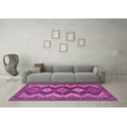 thumbnail image 3 of Ahgly Company Indoor Square Persian Pink Traditional Area Rugs, 3' Square, 3 of 4