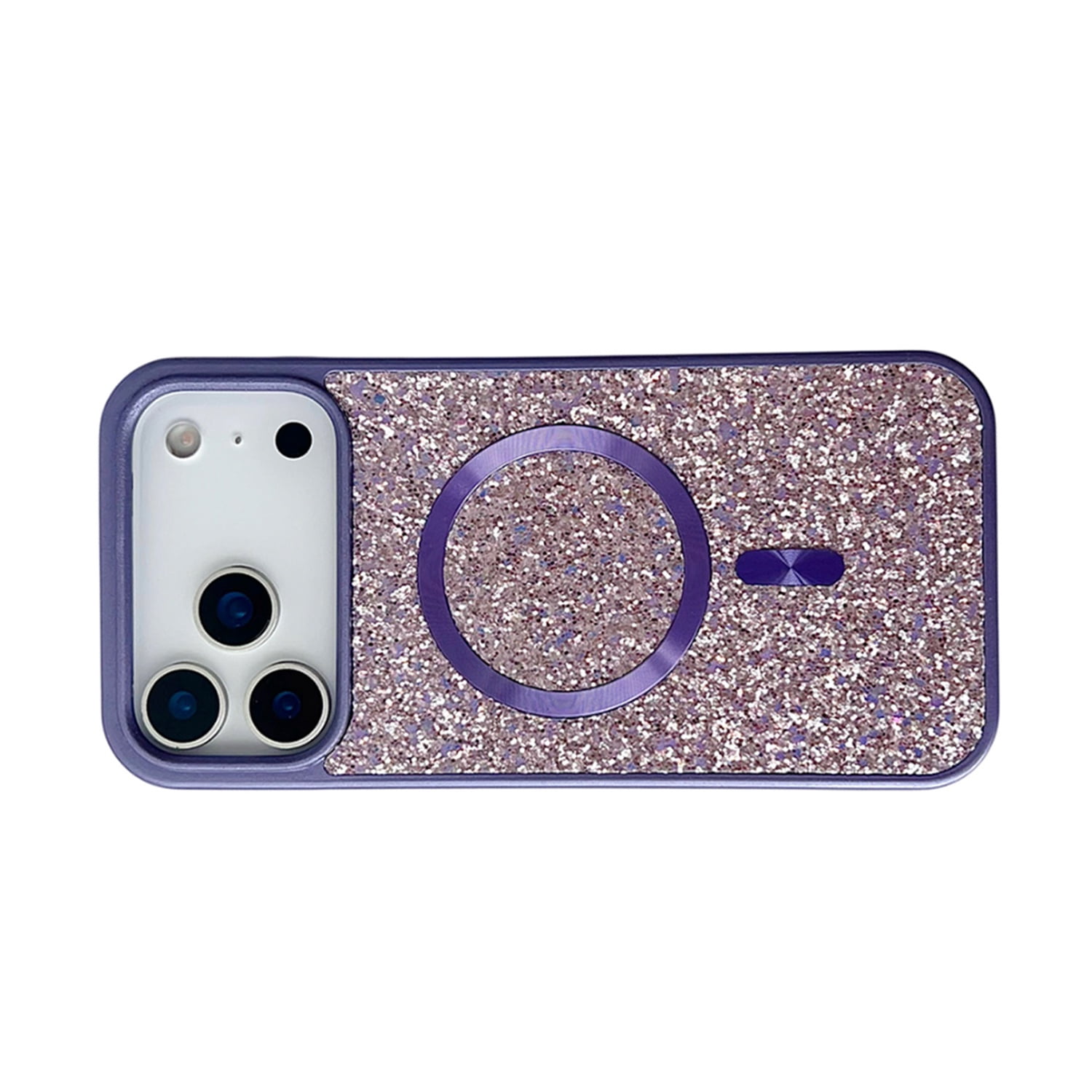 Blinged Case with Magsafe for iPhone 17 Pro - White