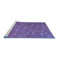 thumbnail image 2 of Ahgly Company Machine Washable Indoor Rectangle Oriental Blue Traditional Area Rugs, 3' x 5', 2 of 4